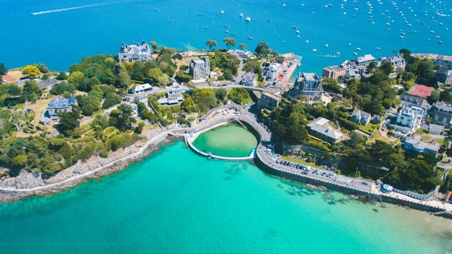 Piscine naturelle à la pointe du Moulinet à Dinard