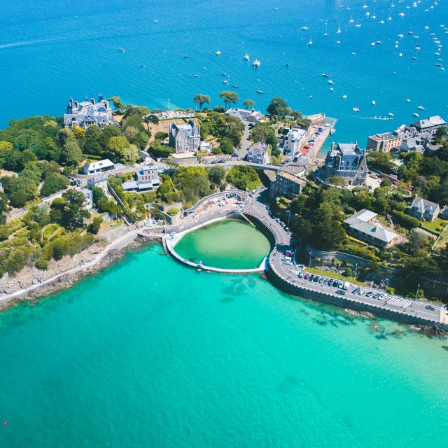 Piscine naturelle à la pointe du Moulinet à Dinard