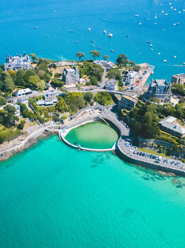 Piscine naturelle à la pointe du Moulinet à Dinard