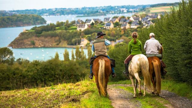 Balade à cheval à Saint-Suliac