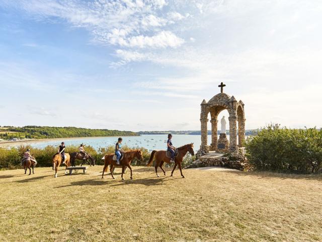 Balade à cheval à Saint-Suliac