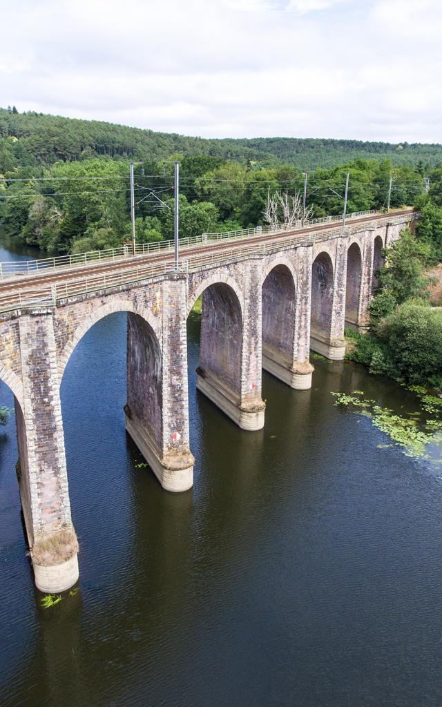 Viaduc ferroviaire de Corbinières à Langon