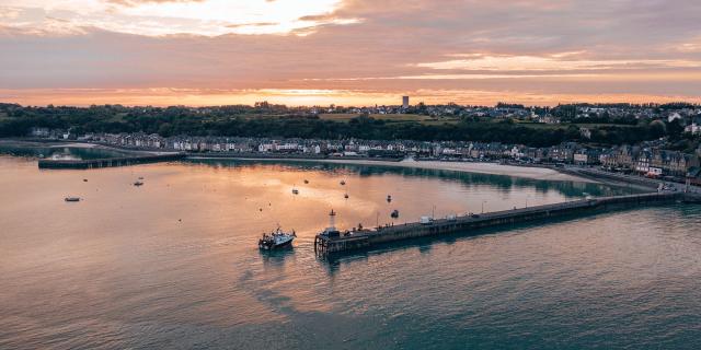 Coucher de soleil sur Cancale