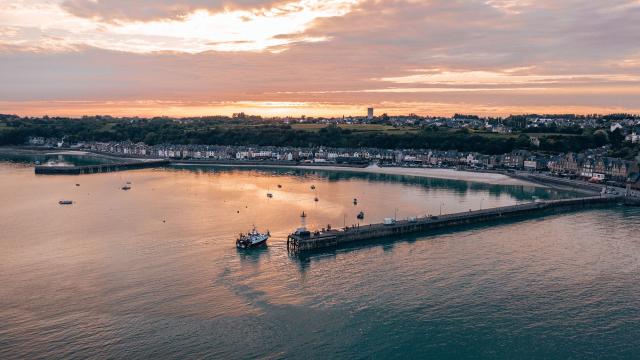 Coucher de soleil sur Cancale