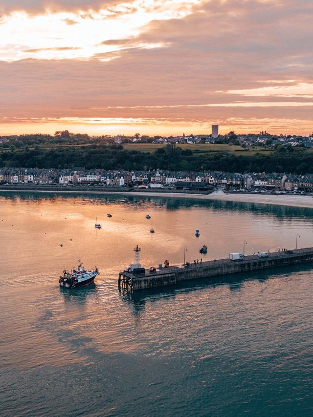 Coucher de soleil sur Cancale