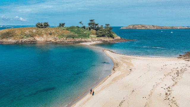 Plage du Perron à Saint-Briac