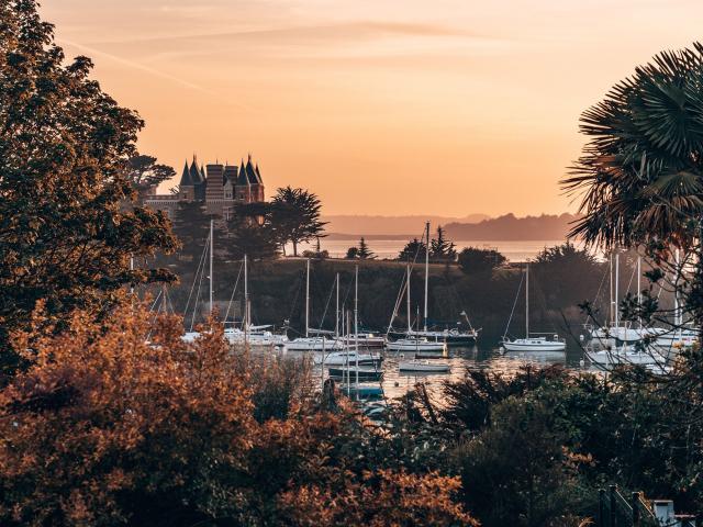 Coucher de soleil à Saint-Briac