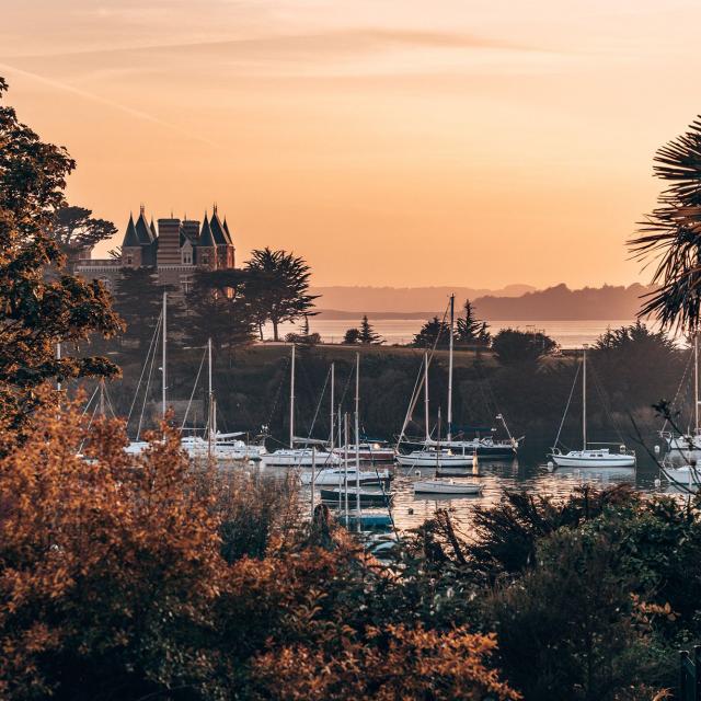 Coucher de soleil à Saint-Briac