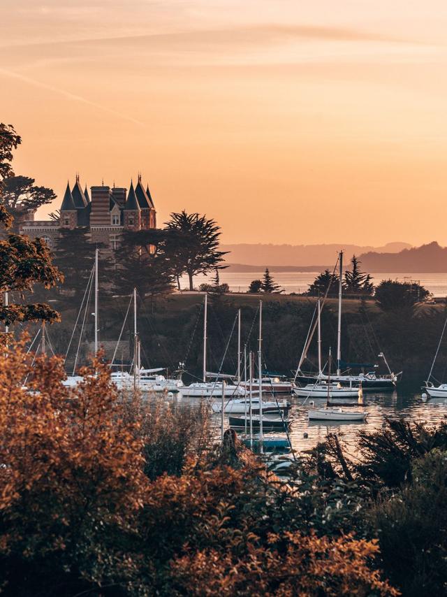 Coucher de soleil à Saint-Briac