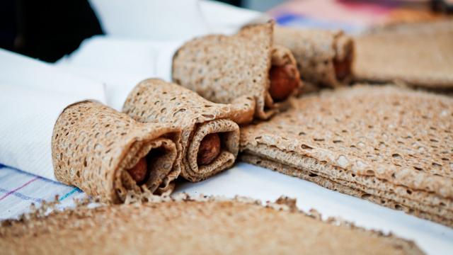 Galettes saucisses, spécialité rennaise