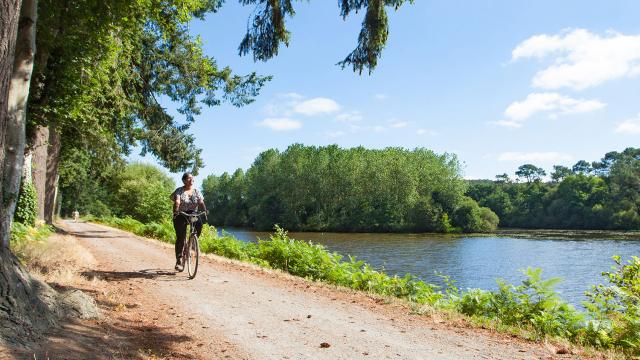 Balade à vélo sur les bords de l'Oust