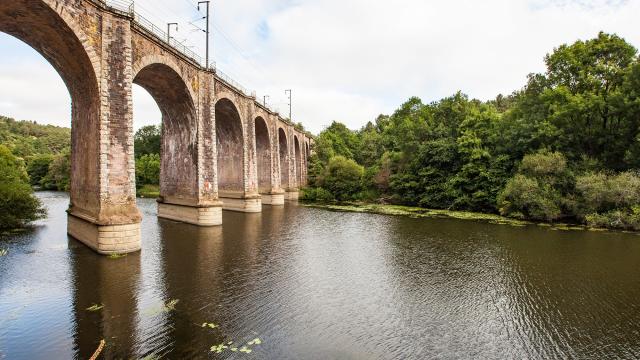 Viaduc ferroviaire de Corbinières à Langon