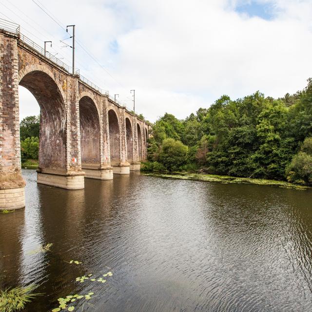 Viaduc ferroviaire de Corbinières à Langon