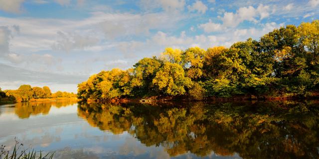 La vallée de la Vilaine en automne