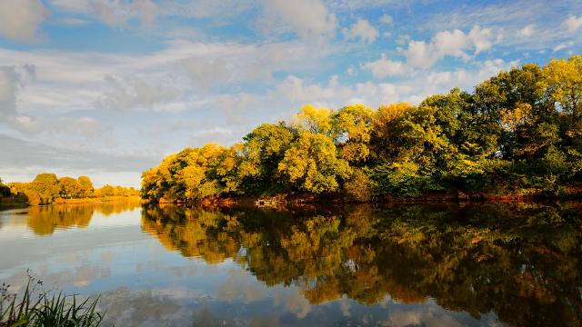 La vallée de la Vilaine en automne