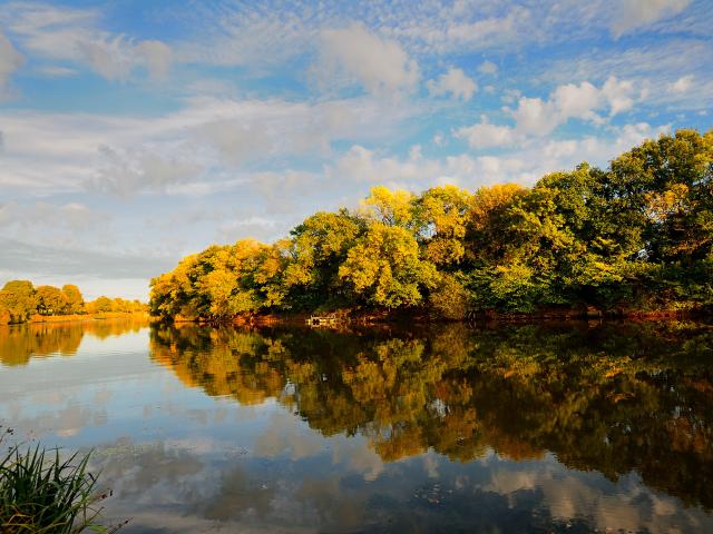 La vallée de la Vilaine en automne