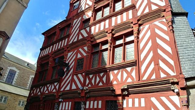 Maison Ti-Koz, rue Saint-Guillaume à Rennes