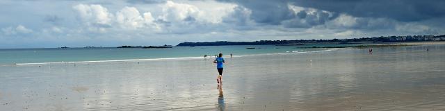 Plage de Bon Secours à Saint-Malo