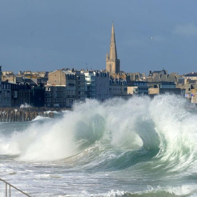 Grandes marées, Saint Malo