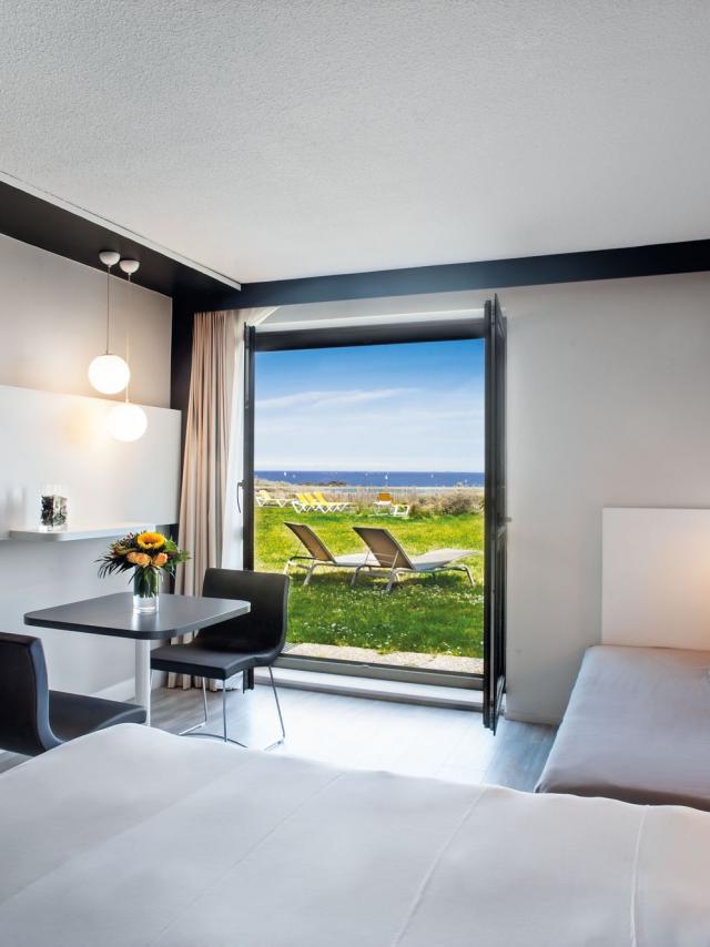 Une chambre du Novotel Thalassa, Dinard