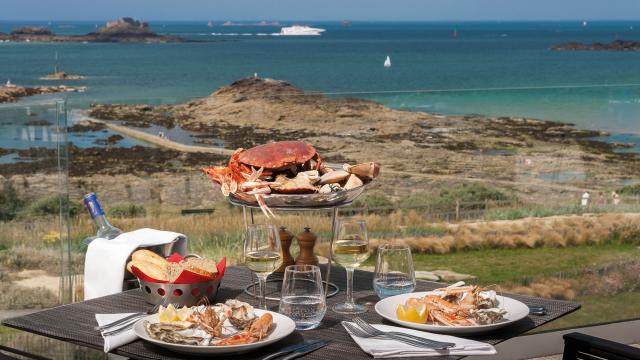 Plateau de fruits de mer au Novotel Thalassa, Dinard