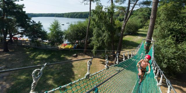 Accrobranche au lac de Trémelin à Iffendic