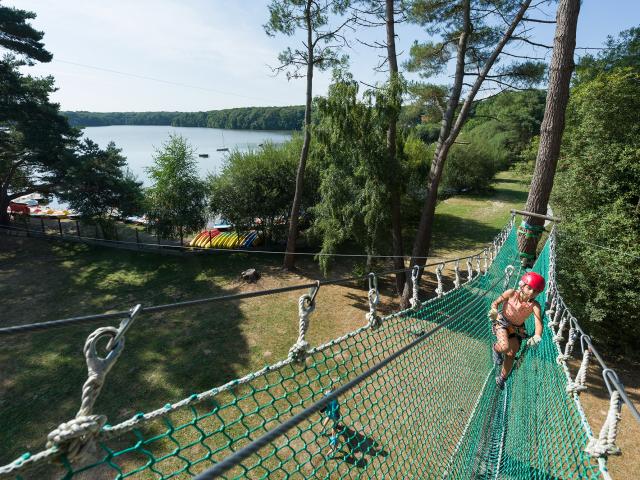 Accrobranche au lac de Trémelin à Iffendic