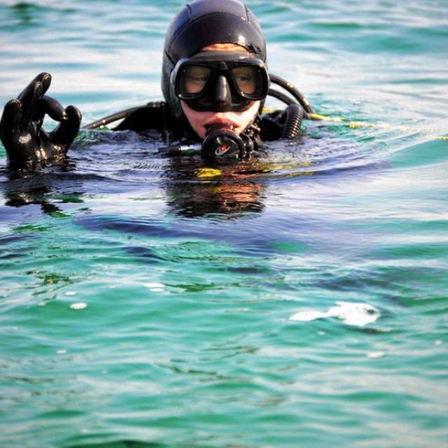 Plongée sous-marine en bouteille