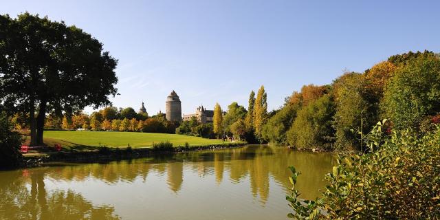 Parc du château de Châteaugiron en Ille-et-Vilaine