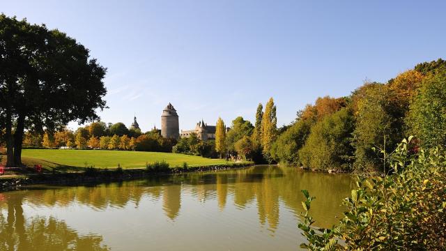 Parc du château de Châteaugiron en Ille-et-Vilaine