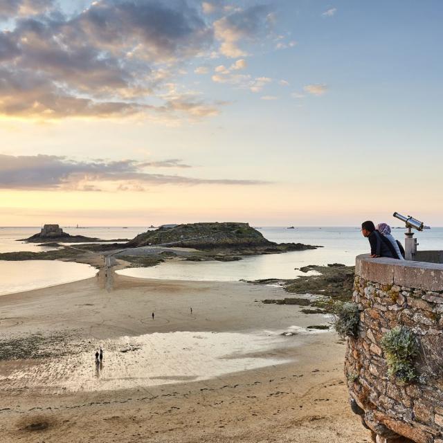 Le Grand Bé et le Petit Bé à Saint-Malo