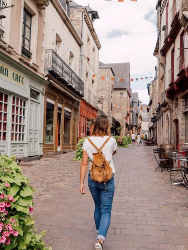 Rue de la Poterie à Vitré en Bretagne