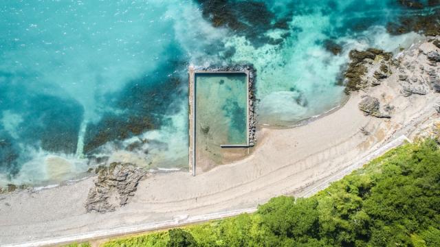 Piscine naturelle à la Pointe du Hock à Cancale