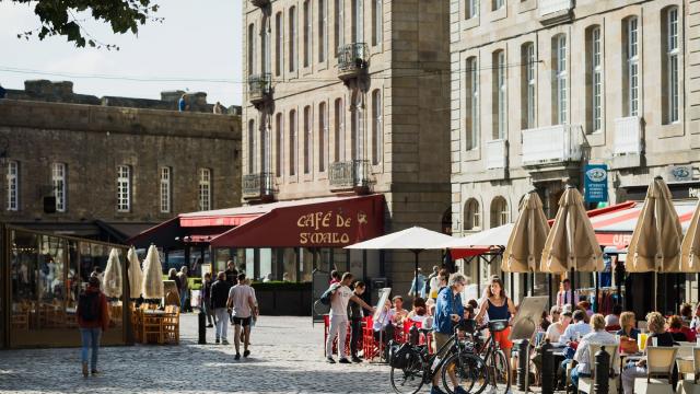 Place Chateaubriand à Saint-Malo