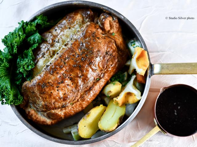 Cochon confit en croûte poivrée du Restaurant Galon Ar Breizh, Fougères