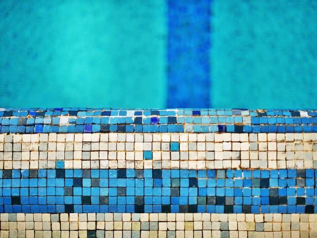 Mosaïques Odorico à la piscine Saint-Georges à Rennes