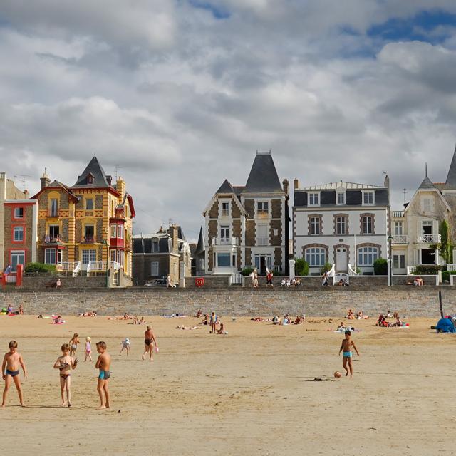 La plage du Sillon à Saint-Malo