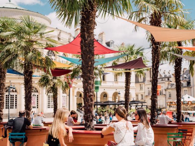 Transat en ville, Place de la mairie à Rennes