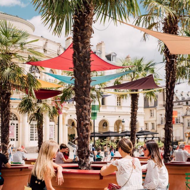 Transat en ville, Place de la mairie à Rennes