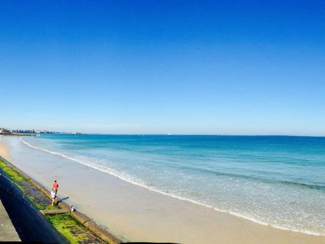 Plage du Sillon à Saint-Malo