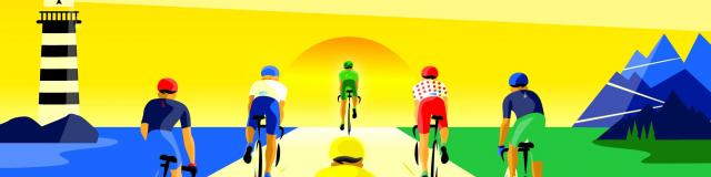 Visuel Générique Tour de France 2021