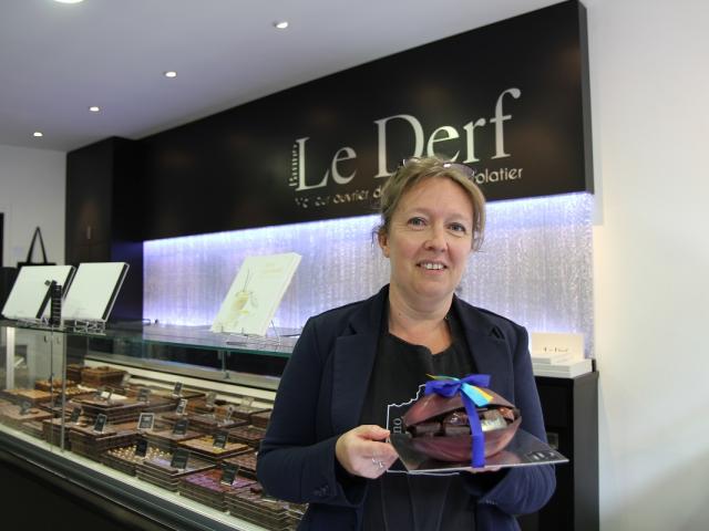 Boutique de Bruno Le Derf, chocolatier à Vitré