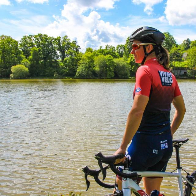 Tour de France 2021, Jennifer Letué au bord de la Vilaine