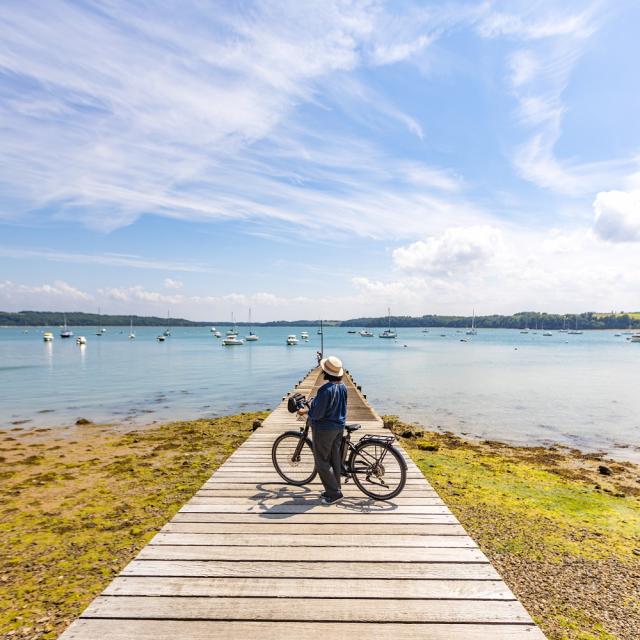 Le Minihic-sur-Rance en Ille-et-Vilaine, à vélo