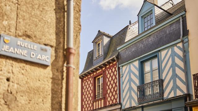 Maisons à pans de bois à Châteaugiron