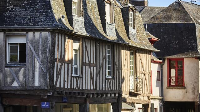 Maisons à pan de bois à La Guerche-de-Bretagne