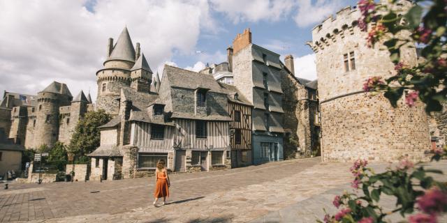 Le château et son centre historique préservé