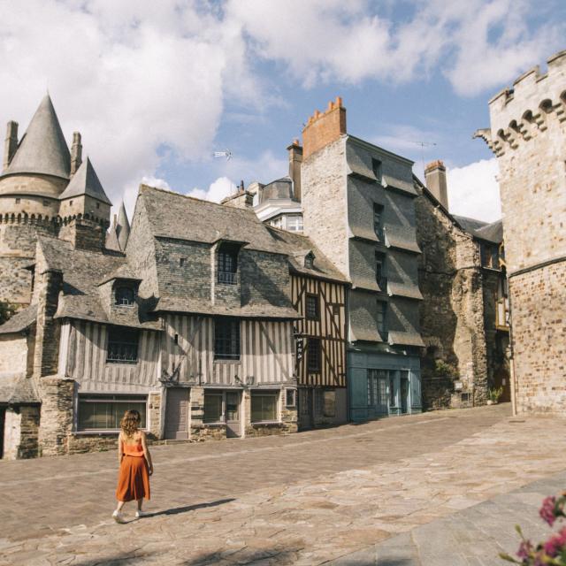 Le château et son centre historique préservé