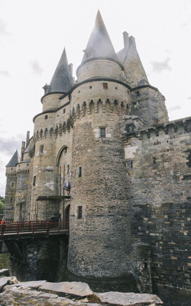 Le château de Vitré et son pont levis