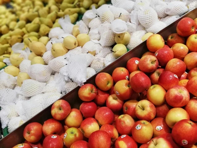 Etal De Pomme Marché - Image Libre De Droits